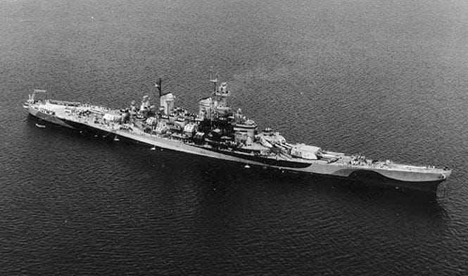USS Missouri battleship 1944