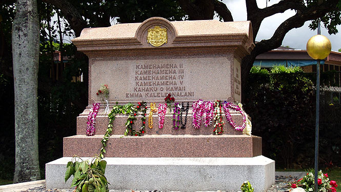 Kamehameha tomb at Mauna Ala