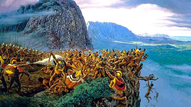 The war at Nuuanu