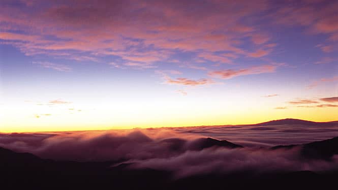 Above the clouds at Haleakala National Park