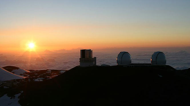 Observatory on top of Mauna Kea